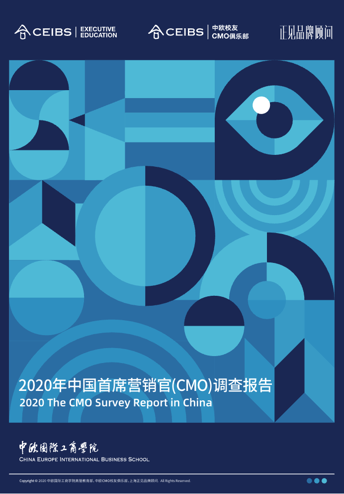 2020年中国首席营销官调查报告封面